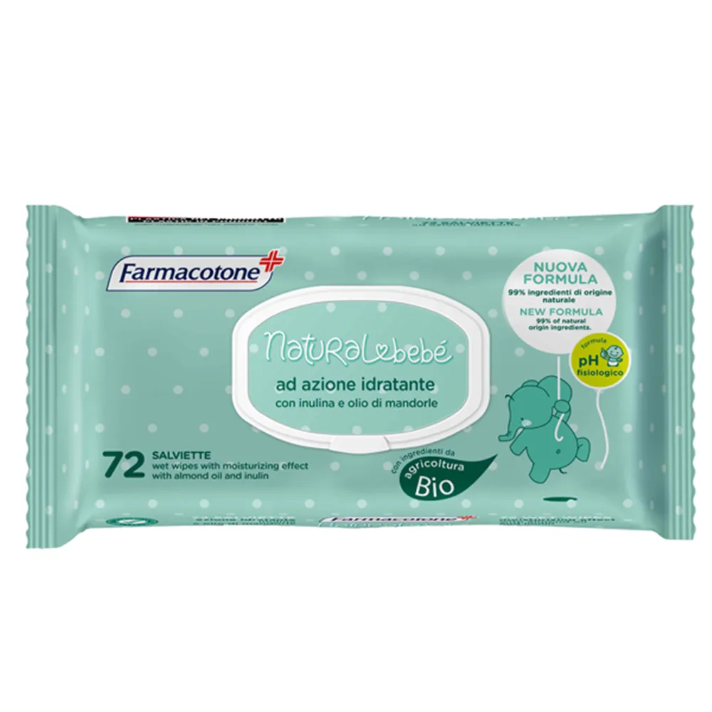 Salviette Natural Bebé Farmacotone - 3457FB03 (Conf. 72)