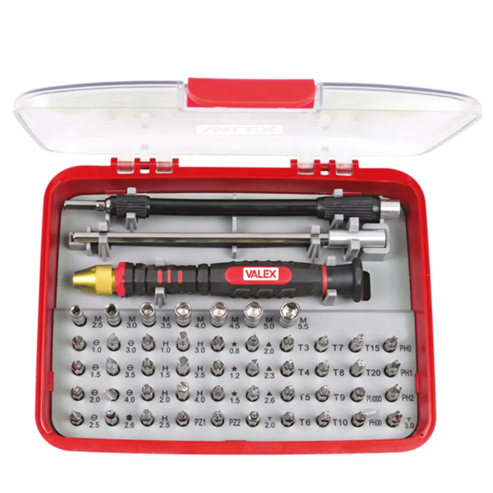 Portainserto di Precisione Valex - Misure Assortite - 1453496 (Rosso Conf. 51)