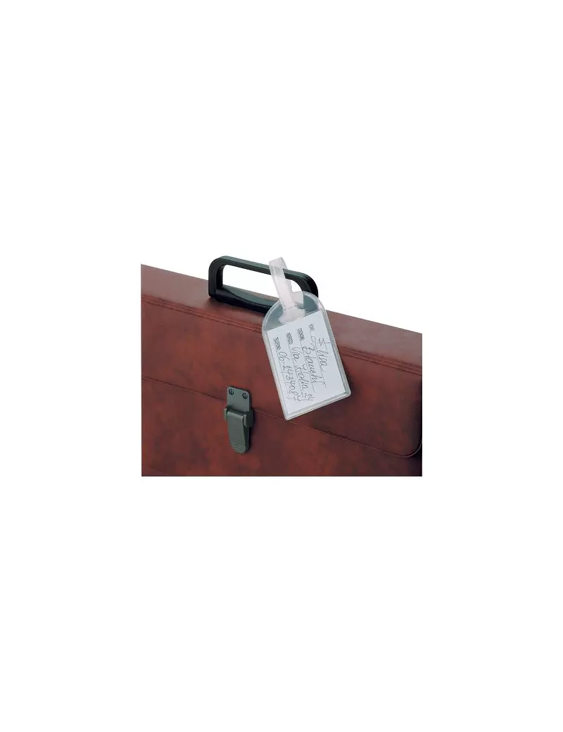 Portanome per Custodia Notebook Travel Sei Rota - 48666602 (Trasparente Conf. 10) Portanome per Custodia Notebook Travel Sei Rota - 48666602 (Trasparente Conf. 10)