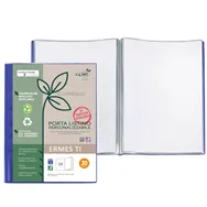 Portalistino Personalizzabile Ermes TI Sei Rota - 22x30 cm - 20 Buste - 57272007 (Blu Conf. 25)