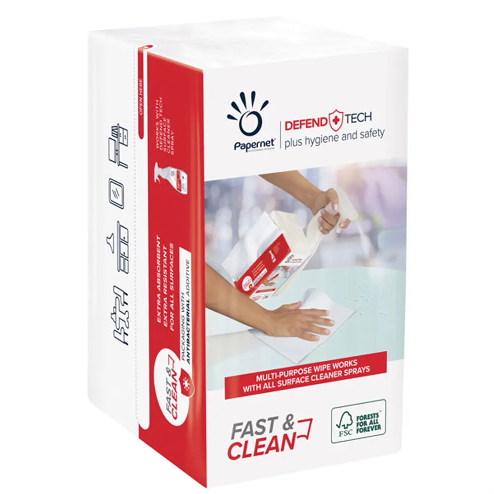 Panno Fast&Clean Papernet - 21,6x33,25 cm - 2 Veli - 419295 (Bianco Conf. 2000) Panno Fast&Clean Papernet - 21,6x33,25 cm - 2 Veli - 419295 (Bianco Conf. 2000)