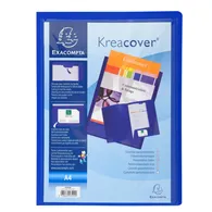Cartella di Presentazione Kreacover Exacompta - 2 Alette - A4 - 43502E (Blu)