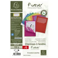 Cartellina in Cartoncino a L Forever Exacompta - 22x31 cm - 50200E (Assortiti Conf. 10)
