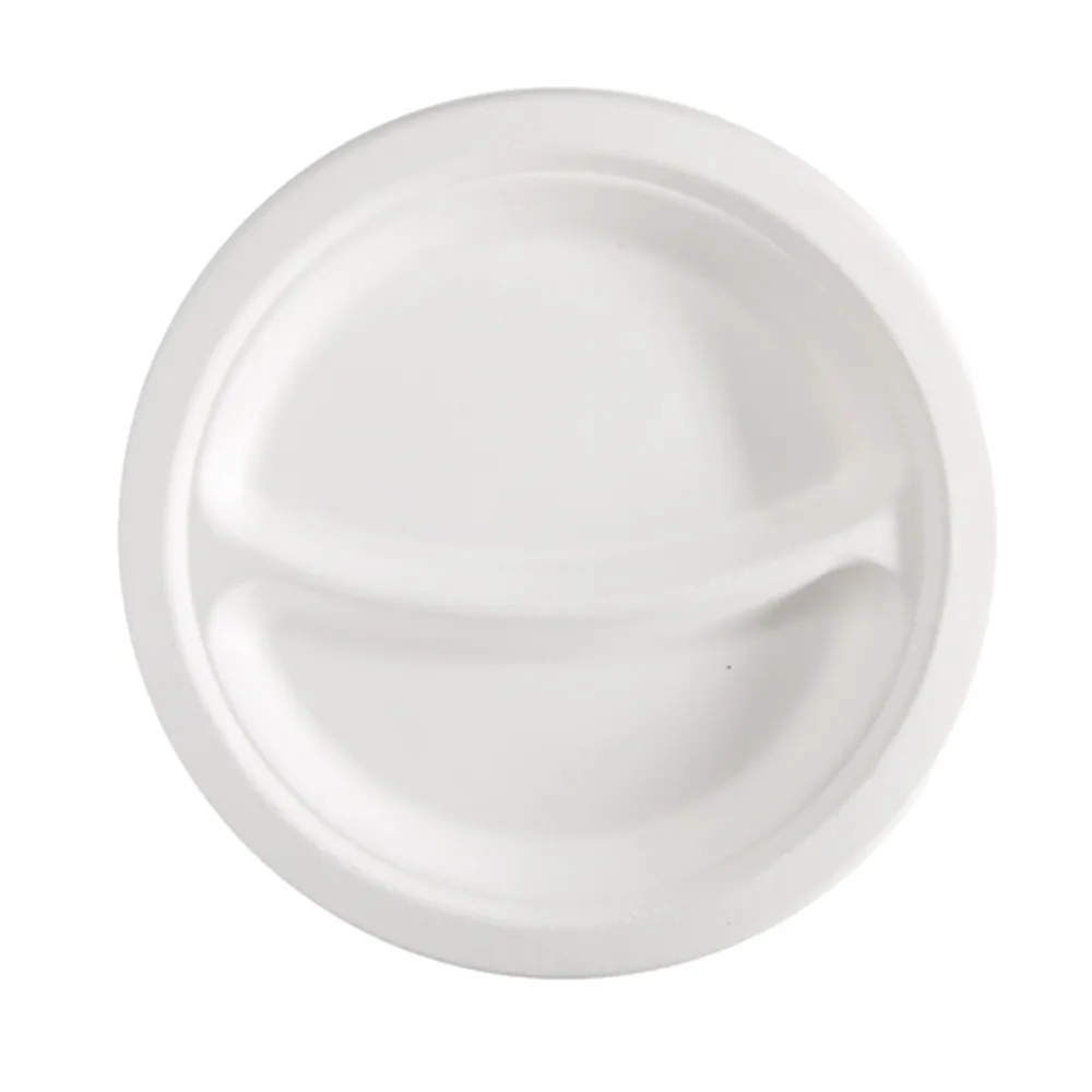 Piatto Piano a 2 Scomparti SignorBio - 23 cm - BPC005BIO50B (Bianco Conf. 50) Piatto Piano a 2 Scomparti SignorBio - 23 cm - BPC005BIO50B (Bianco Conf. 50)