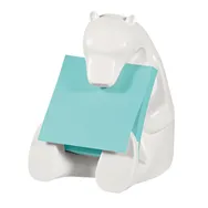 Dispenser per Post-it Super Sticky Z-Notes BEAR-330 3M - 76x76 mm - 7100285519 (Orso Bianco)