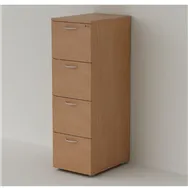 Classificatore Filing Artexport - 4 Cassetti - 49x55x141,2 cm - FILING 4DR_4 (Noce Chiaro)