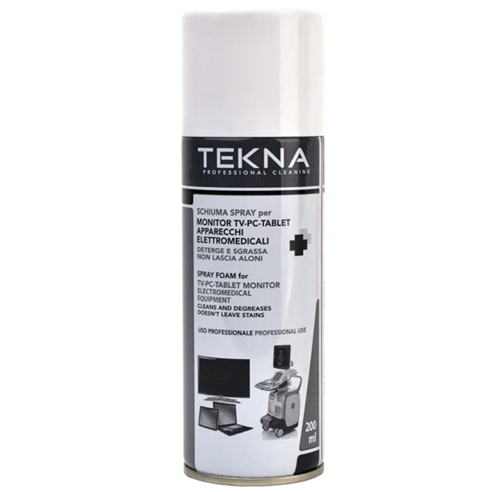 Schiuma Spray per Monitor, PC, Tablet e TV Tekna - K022 - 200 ml