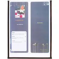 Portamenù Crystal BR1 Securit - 21x29,7 cm - Singolo - MC3-CYA4-BR1 (Trasparente Conf. 3)