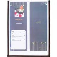 Portamenù Crystal BR1 Securit - 21x29,7 cm - Singolo - MC3-CYA4-BR1 (Trasparente Conf. 3)