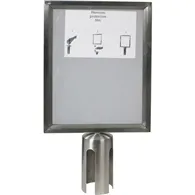 Display A4 per Colonnine Separacode Securit - RS-SIGN-A4-PS (Acciaio)