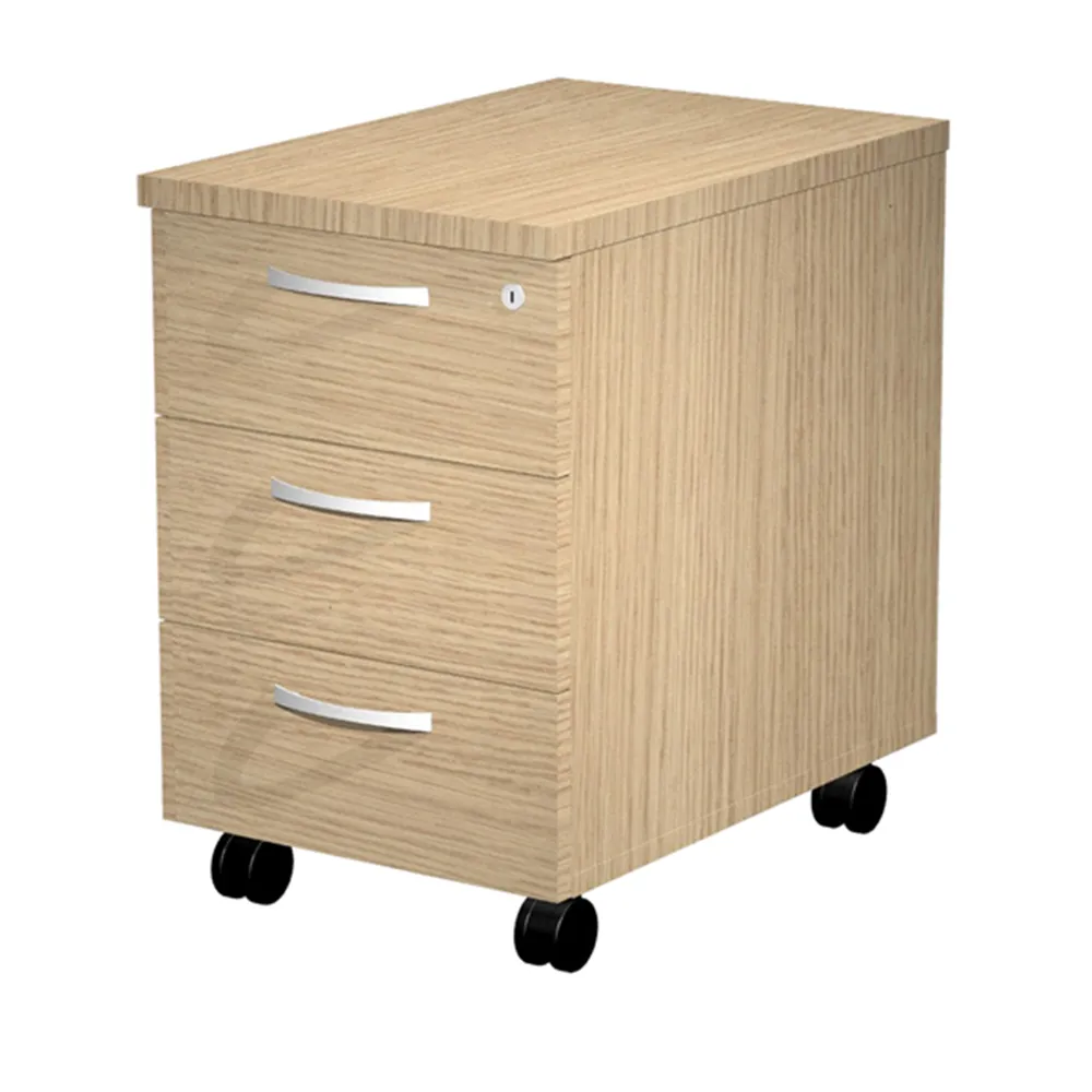 Cassettiera su Ruote Agorà Artexport - 3 Cassetti - 44x60x60 cm - C3_C (Rovere)