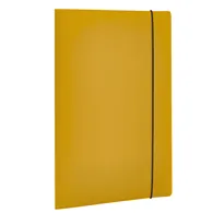 Cartellina 3 Lembi con Elastico in PPL Holos Fellowes - 25x35 cm - 100102102 (Giallo Sabbia)