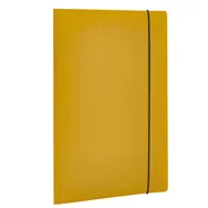 Cartellina 3 Lembi con Elastico in PPL Holos Fellowes - 25x35 cm - 100102102 (Giallo Sabbia)