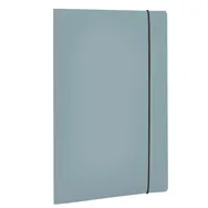 Cartellina 3 Lembi con Elastico in PPL Holos Fellowes - 25x35 cm - 100102104 (Azzurro)