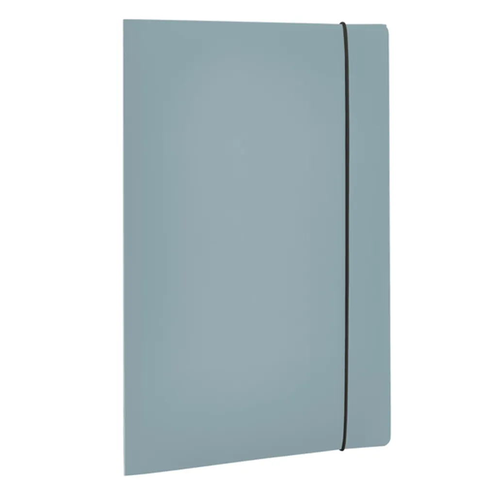 Cartellina 3 Lembi con Elastico in PPL Holos Fellowes - 25x35 cm - 100102104 (Azzurro)