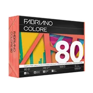 Carta Colorata Colore Fabriano - A4 - 80 g - 75921297 (Arancio Forte Conf. 500)