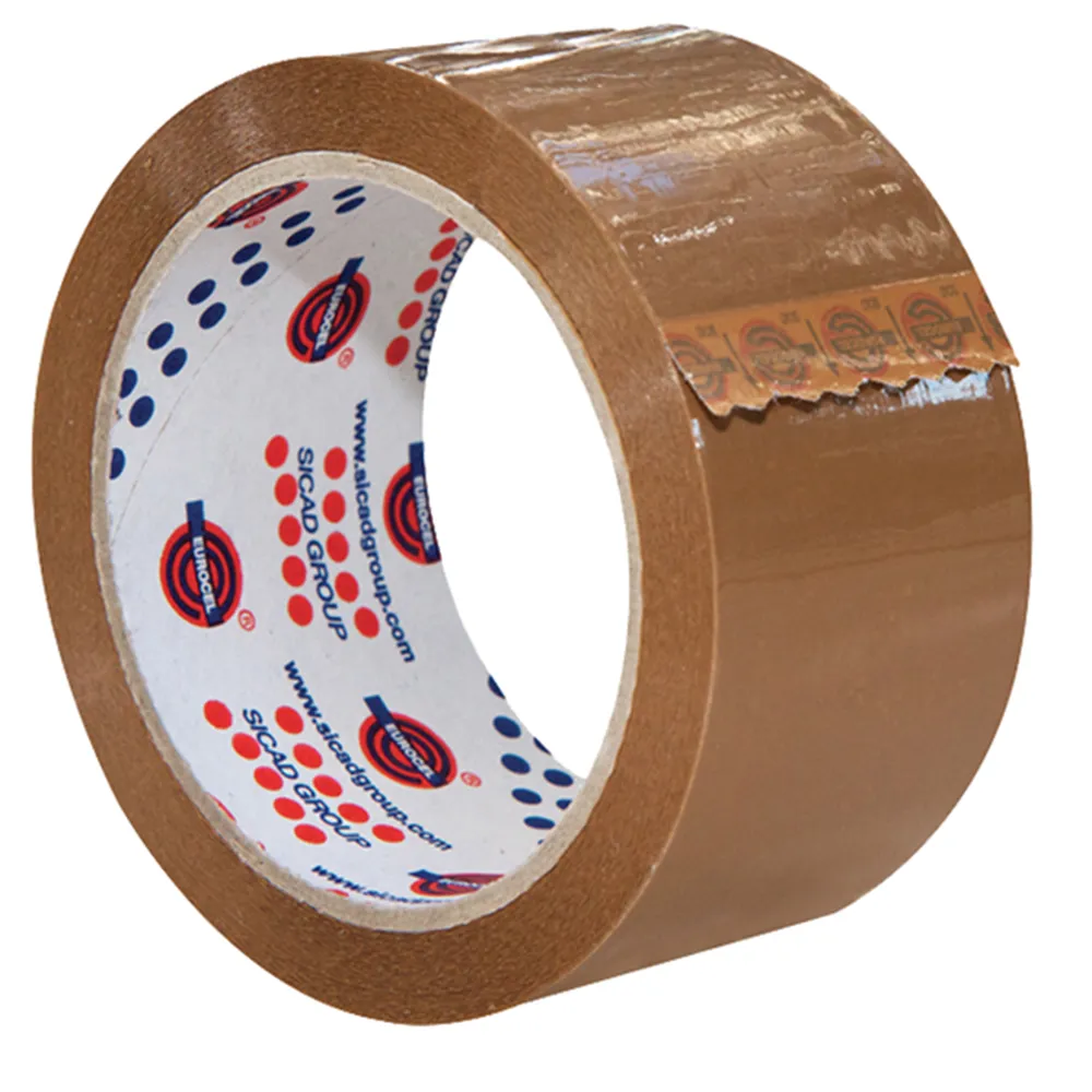 Nastro Adesivo in PVC 330 Eurocel - 75 mm x 66 m - 000211400 (Avana Conf. 4)