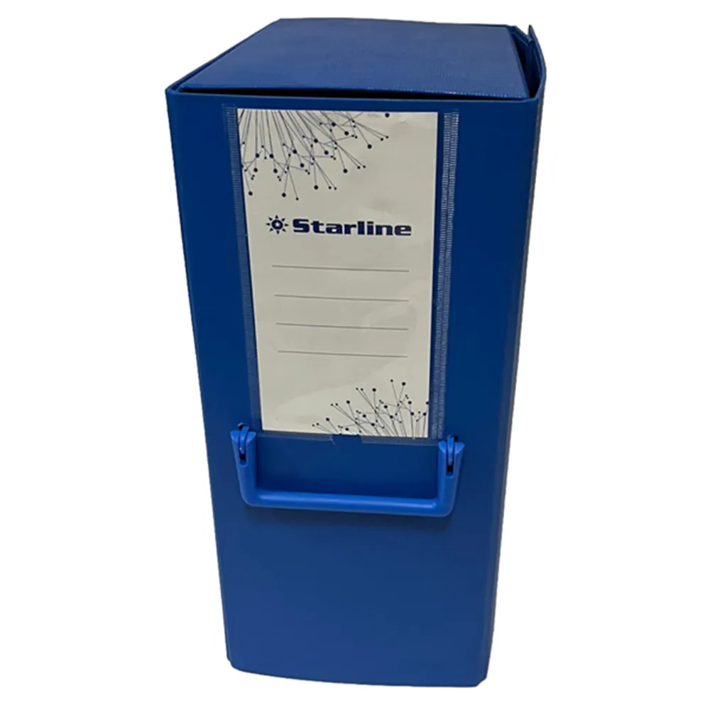 Scatola Archivio con Maniglia Starline - Dorso 16 - 25x35 cm - YCP-PPL16BL (Blu)