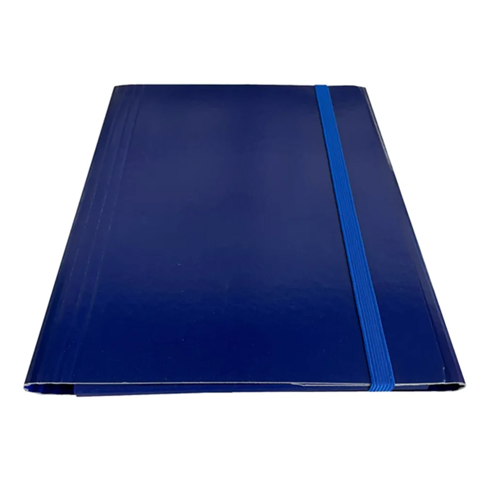 Cartellina 3 Lembi con Elastico Piatto Starline - 27x36 cm - CP7BL (Blu Conf. 5)