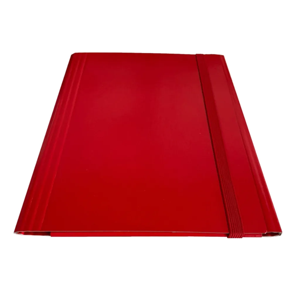 Cartellina 3 Lembi con Elastico Piatto Starline - 27x36 cm - CP7RO (Rosso Conf. 5)