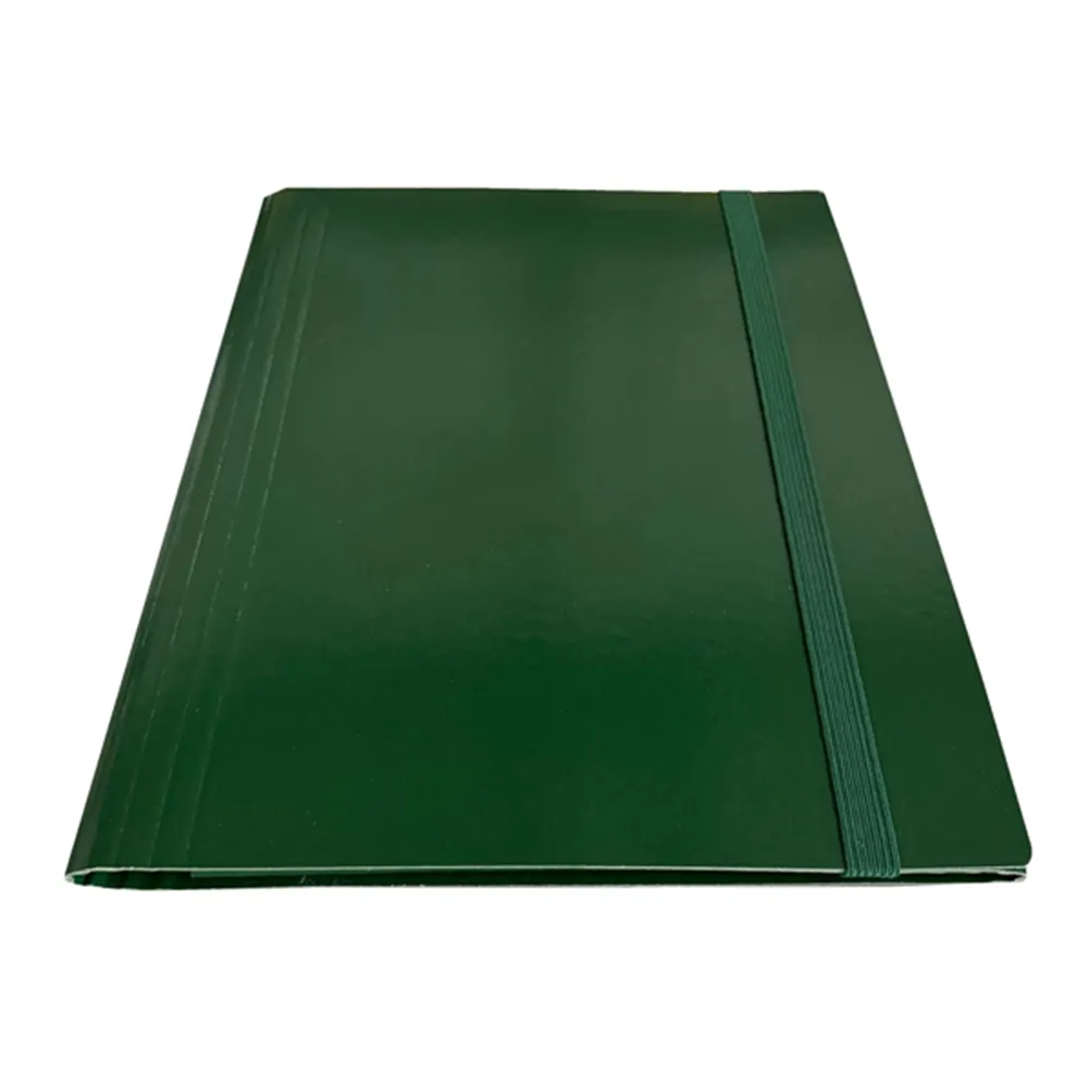 Cartellina 3 Lembi con Elastico Piatto Starline - 27x36 cm - CP7VE (Verde Conf. 5)
