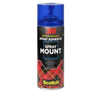 Colla Spray Riposizionabile Mount 3M - 400 ml - 7100296969 (Trasparente)
