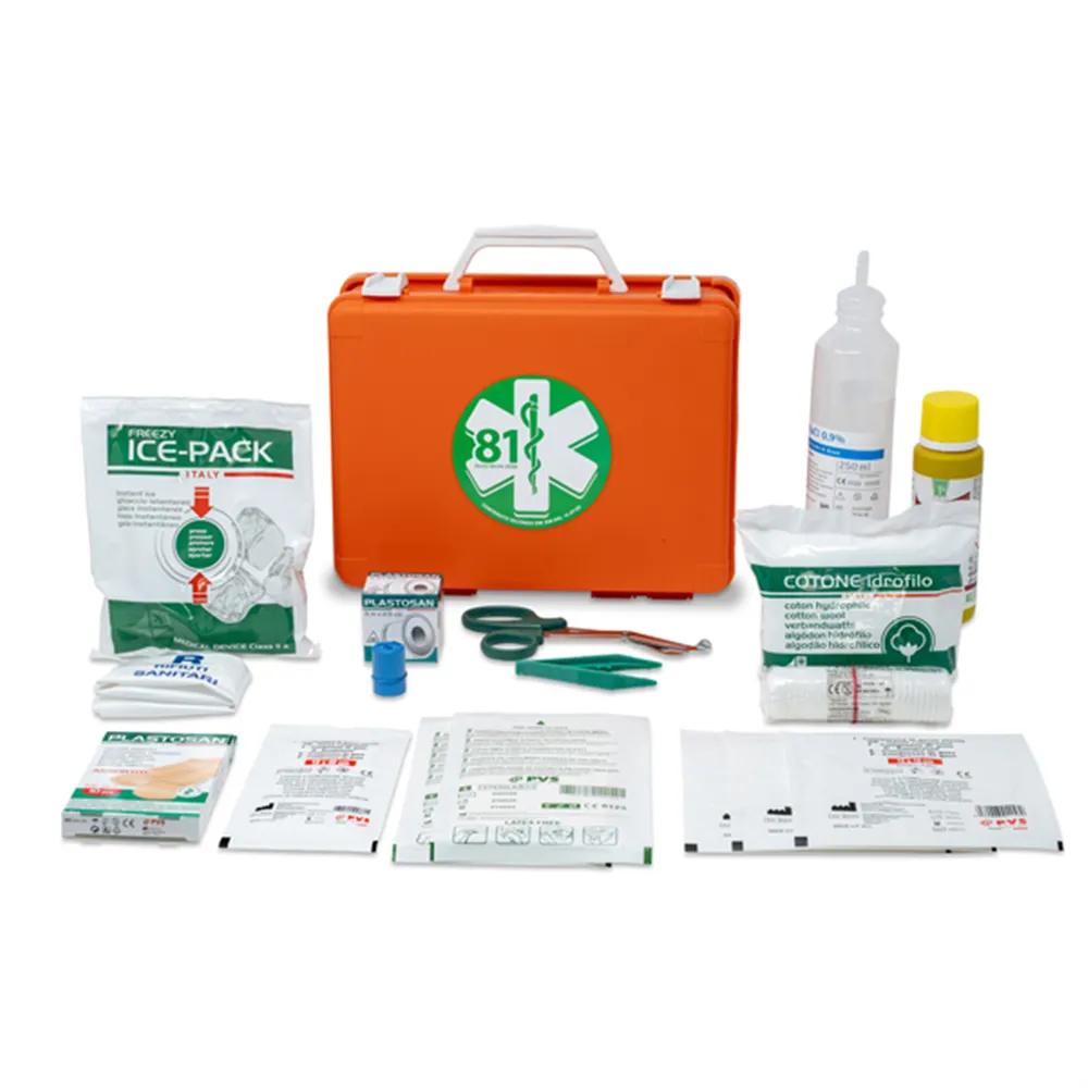 Valigetta Pronto Soccorso Medic 1 PVS - 25x19x9 cm - Fino a 2 Persone - CPS513 (Arancione)