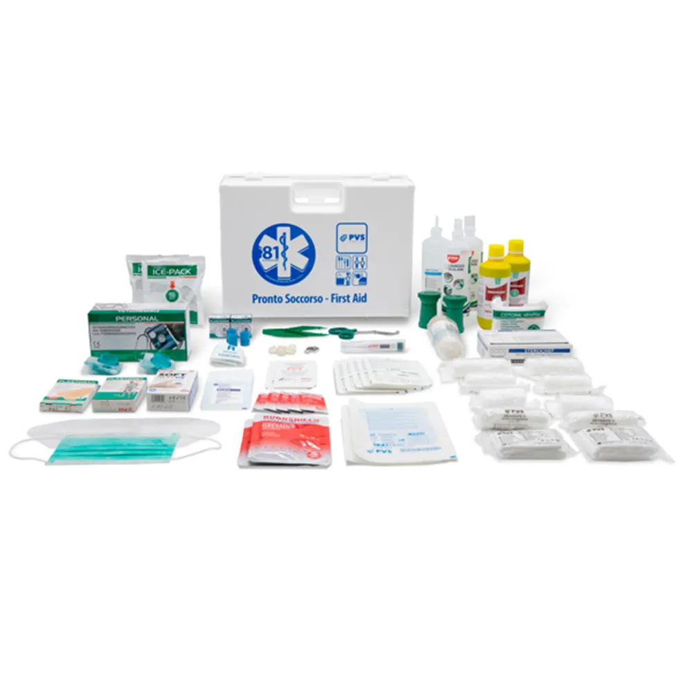 Valigetta Pronto Soccorso Multisan PVS - 44,3x33,8x14,7 cm - HACCP - Oltre 3 Persone - CPS101 (Bianco) Valigetta Pronto Soccorso Multisan PVS - 44,3x33,8x14,7 cm - HACCP - Oltre 3 Persone - CPS101 (Bianco)