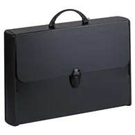 Valigetta in Polionda Total Black Favorit - 28x43x8,5 cm - 400173501 (Nero)