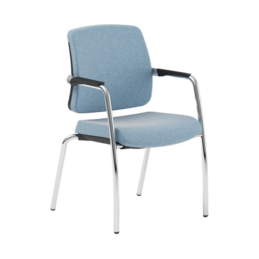 Sedia da Attesa Absolute Unisit - con Braccioli - AS4G/LC (Celeste) Sedia da Attesa Absolute Unisit - con Braccioli - AS4G/LC (Celeste)