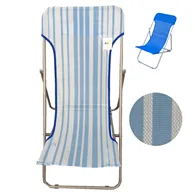 Sedia a Sdraio Beach Garden Friend - S1622044 (Bianco e Azzurro)