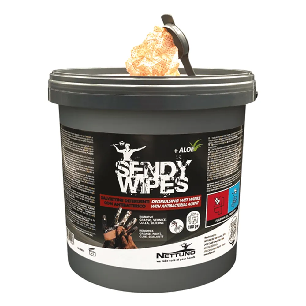 Salviette Umidificate Sandy Wipes Nettuno - 00813 (Conf. 100) Salviette Umidificate Sandy Wipes Nettuno - 00813 (Conf. 100)
