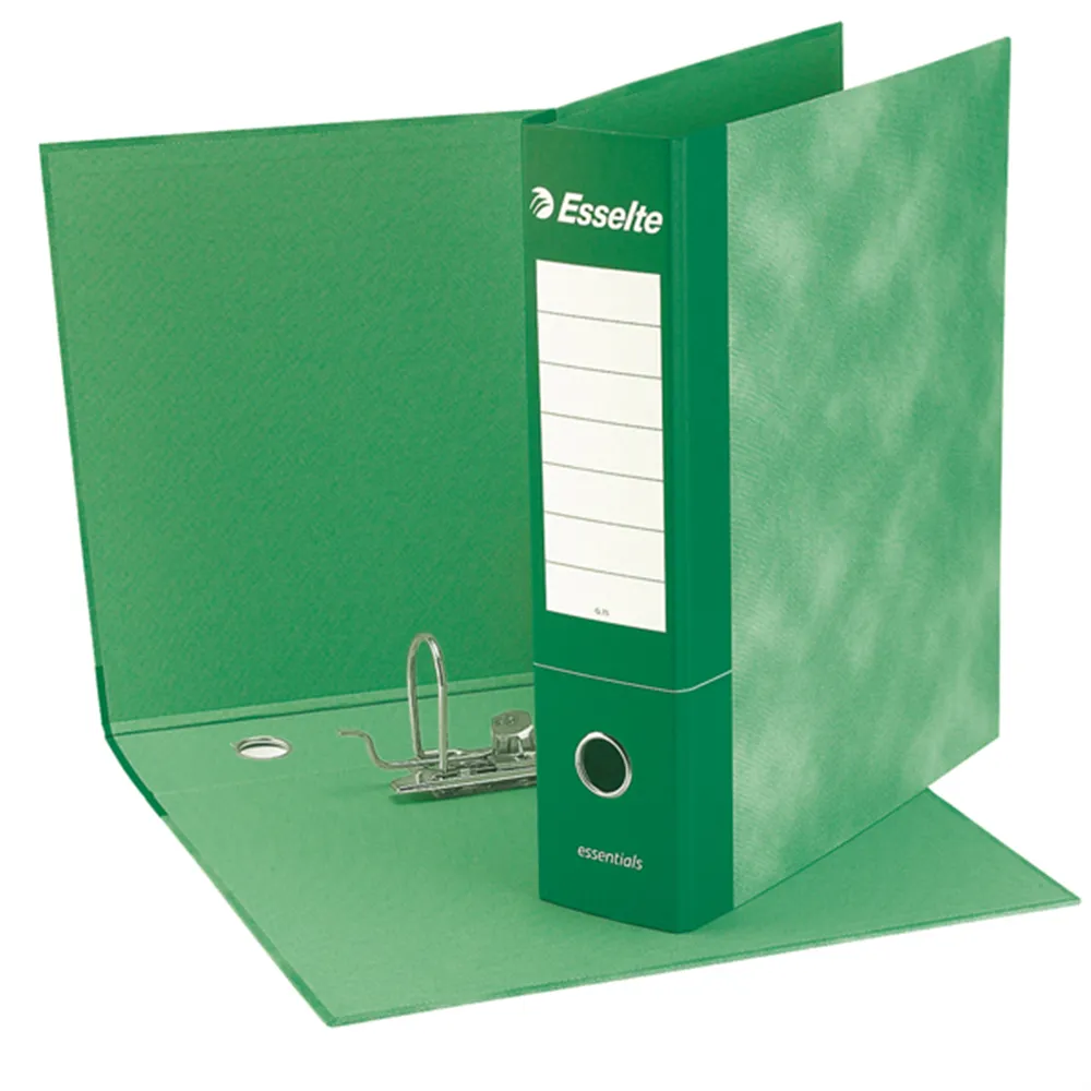 Registratore Essentials G73 Esselte - Commerciale - Dorso 8 - 23x30 cm - 390773180 (Verde Conf. 6) Registratore Essentials G73 Esselte - Commerciale - Dorso 8 - 23x30 cm - 390773180 (Verde Conf. 6)