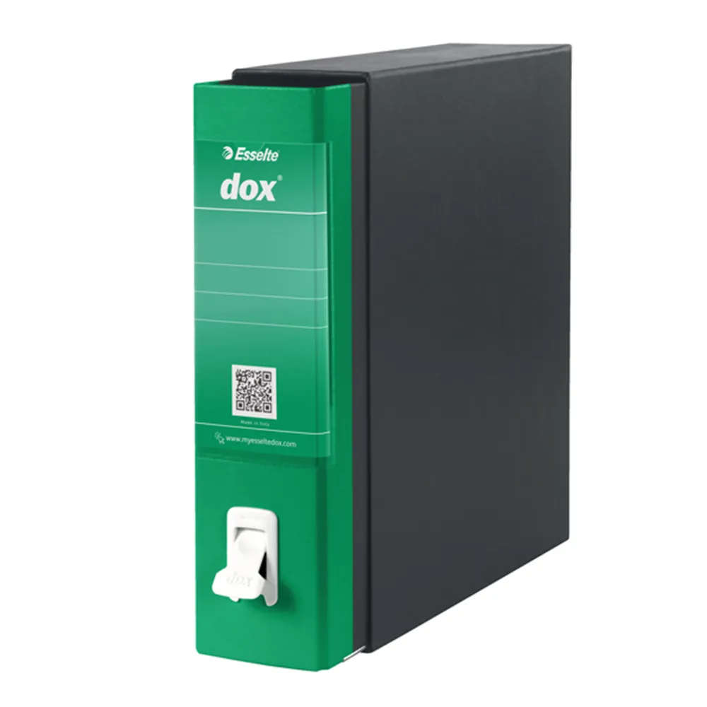 Registratore Dox 1 Rexel - con Custodia - Commerciale - Dorso 8 - 23x29,7 cm - D26114 (Verde) Registratore Dox 1 Rexel - con Custodia - Commerciale - Dorso 8 - 23x29,7 cm - D26114 (Verde)