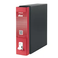 Registratore Dox 1 Rexel - con Custodia - Commerciale - Dorso 8 - 23x29,7 cm - D26111 (Rosso)