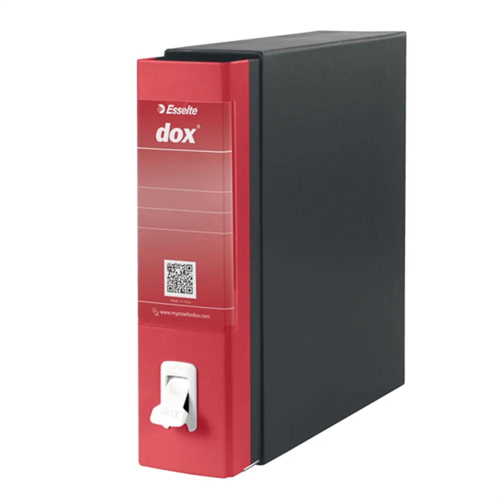 Registratore Dox 1 Rexel - con Custodia - Commerciale - Dorso 8 - 23x29,7 cm - D26111 (Rosso) Registratore Dox 1 Rexel - con Custodia - Commerciale - Dorso 8 - 23x29,7 cm - D26111 (Rosso)