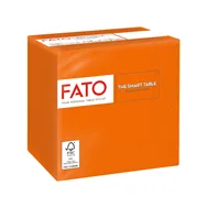 Tovaglioli in Carta Fato - 24x24 cm - 2 Veli - 82544003 (Arancio Conf. 100)