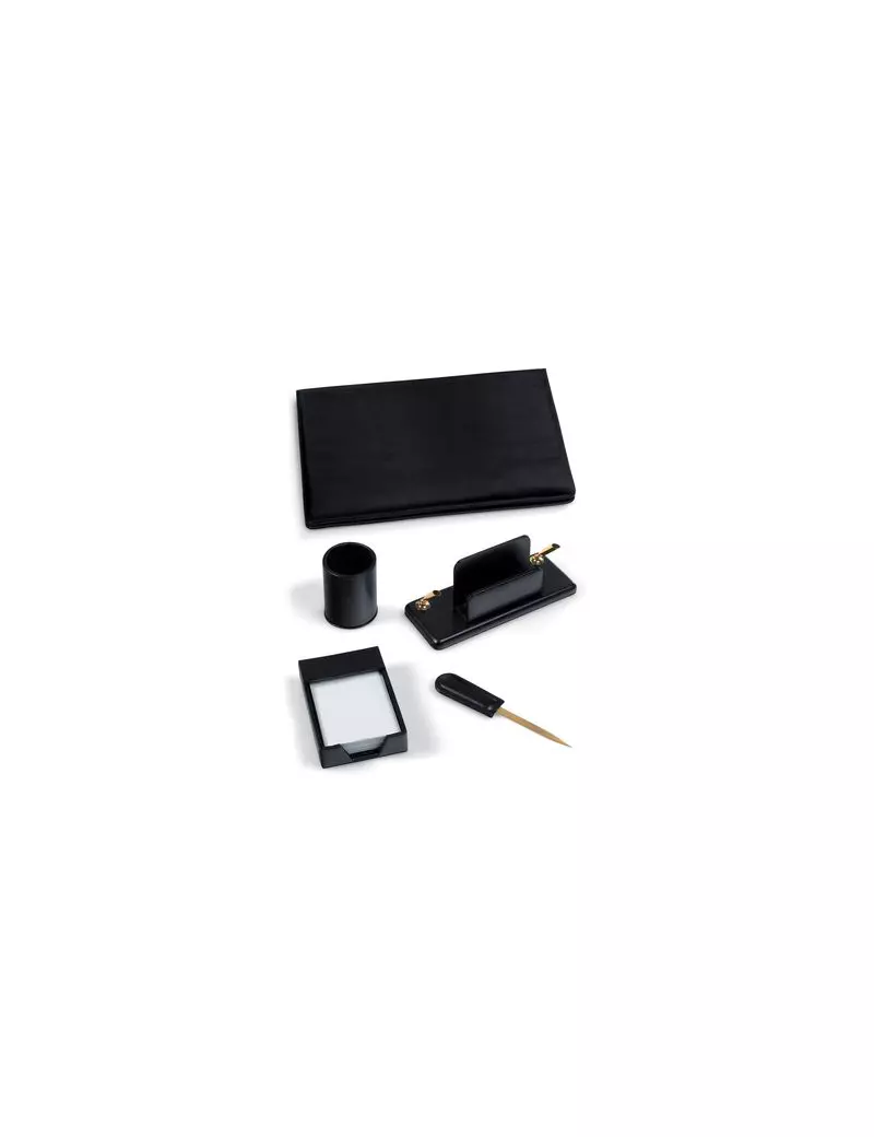 Set Scrivania in Similpelle Niji - 35x50 cm - 119-M (Marrone) Set Scrivania in Similpelle Niji - 35x50 cm - 119-M (Marrone)