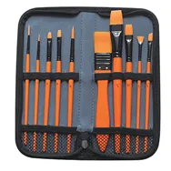 Pennello in Sintetico per Acrilico DOM CWR - Punte Assortite - 12391 (Conf. 10)