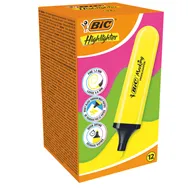 Evidenziatore Flat Bic - 1,2-4,6 mm - 517962 (Giallo Conf. 12)