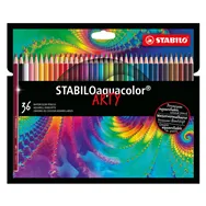 Matite Colorate Aquacolor Arty Stabilo - 2,8 mm - 1636/1-20 (Assortiti Conf. 36)