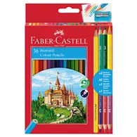 Matite Colorate Eco Il Castello Faber Castell - 3 mm - 110336 (Assortiti Conf. 32+4)