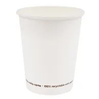 Bicchiere in Carta SignorBio - 250 ml - PGC003BIO50C (Bianco Conf. 50)