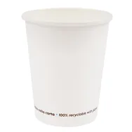 Bicchiere in Carta SignorBio - 250 ml - PGC003BIO50C (Bianco Conf. 50)