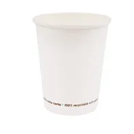 Bicchiere in Carta SignorBio - 350 ml - PGC004BIO50C (Bianco Conf. 50)