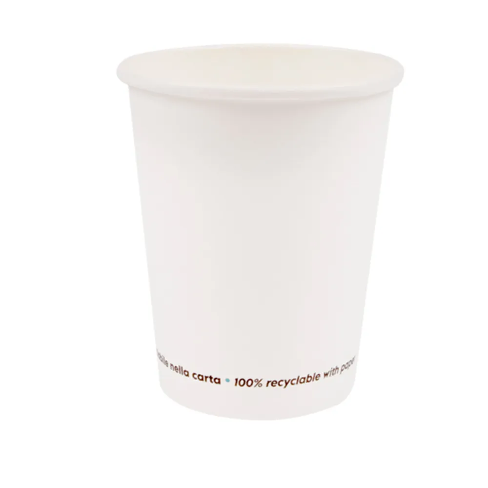 Bicchiere in Carta SignorBio - 350 ml - PGC004BIO50C (Bianco Conf. 50)