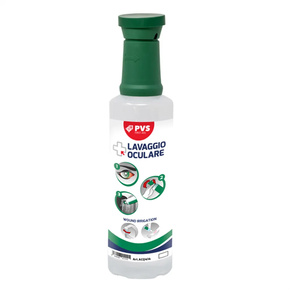 Soluzione Salina Sterile PVS - per Lavaggio Oculare - 500 ml - ACQ41 Soluzione Salina Sterile PVS - per Lavaggio Oculare - 500 ml - ACQ41