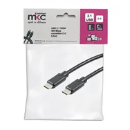 Cavo USB 2.0 MKC - da USB-C a USB-C - 0,5 m - 486611204 (Nero)