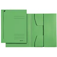 Cartellina in Cartoncino Leitz - 3 Lembi - 24,3x34 cm - 430 g - 39220255 (Verde Conf. 25)