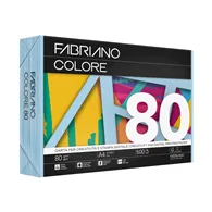 Carta Colorata Colore Fabriano - A4 - 80 g - 74721297 (Celeste Tenue Conf. 500)